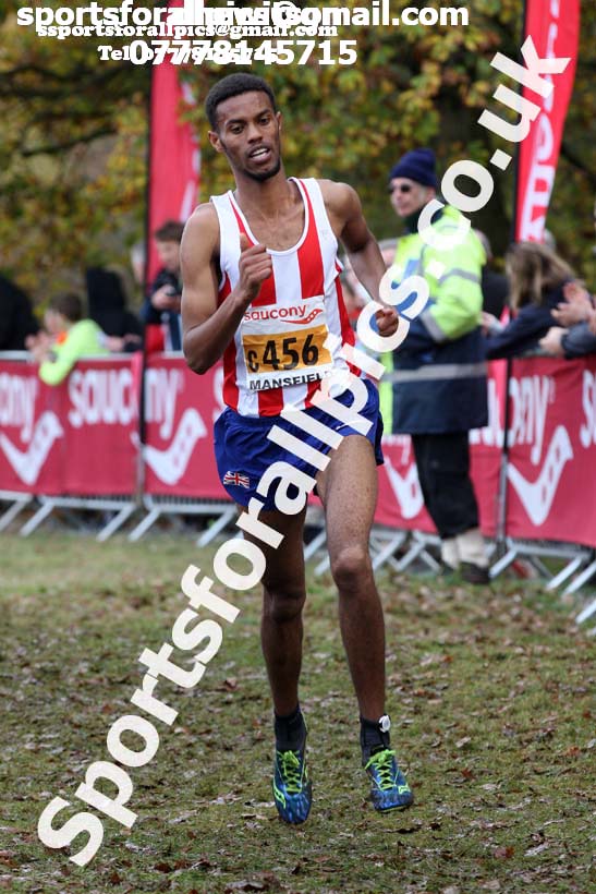 Mens junior National Cross Country Relay, Berry Hill Park, Mansfield. Photo:  David T. Hewitson/Sports for All Pics